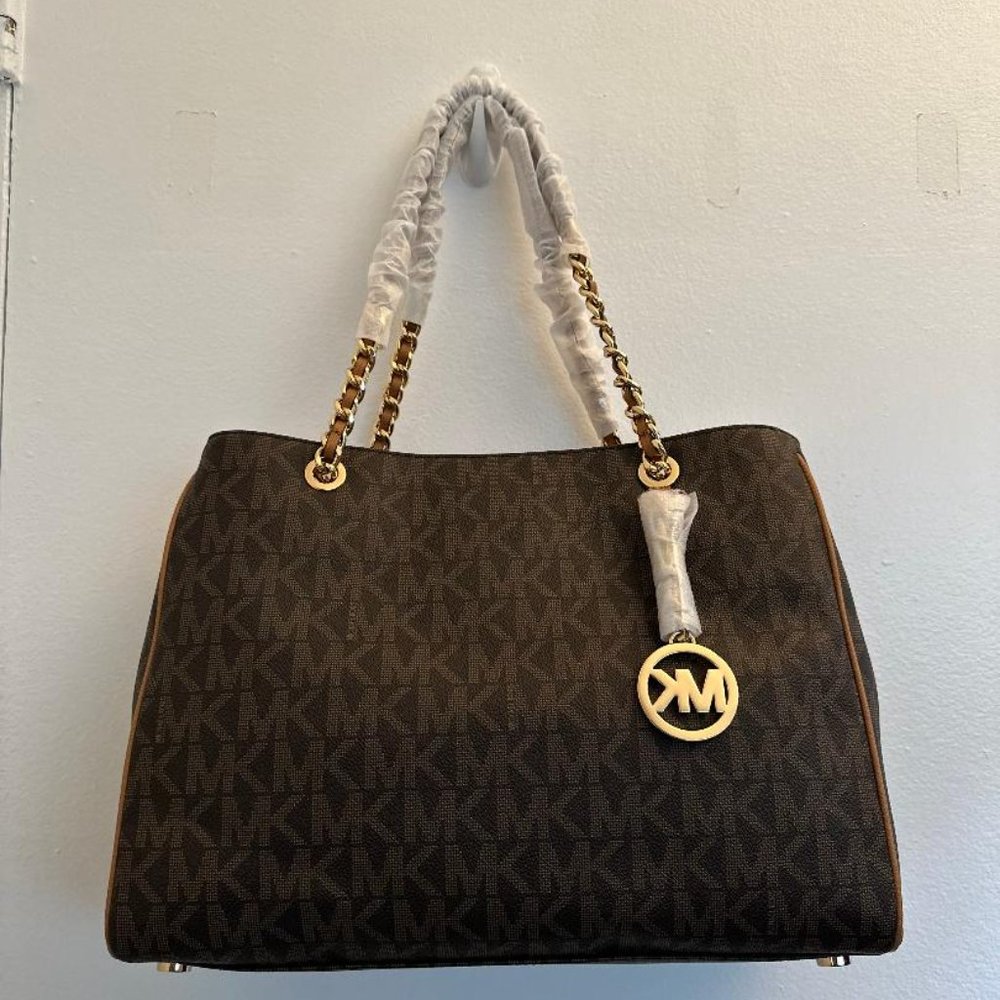 Michael Kors Large Leather Tote Handbag